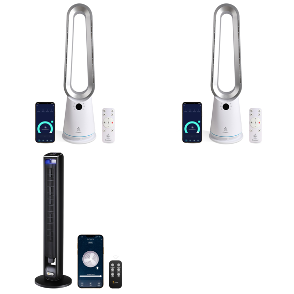 Source photograph for Pallet – Fans – Bladeless Fans, Heating, Cooling, Wi‑Fi, Remote Control