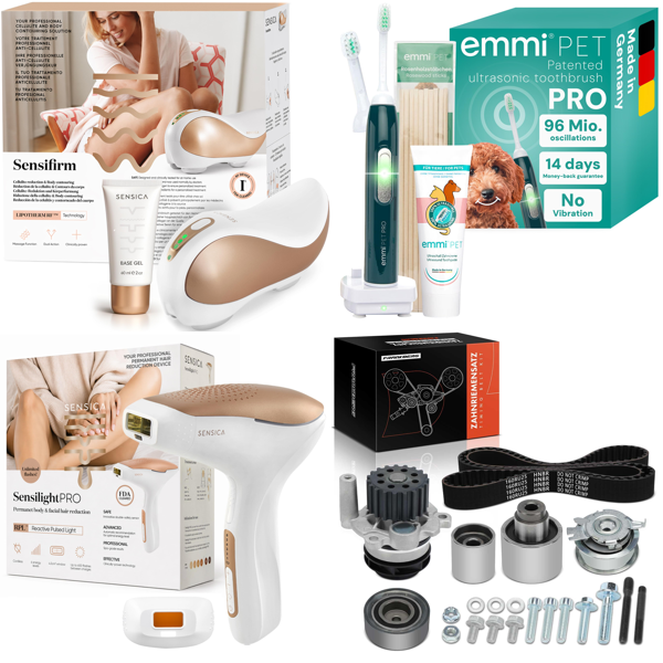 Source photograph for Pallet – Auto Parts, Beauty Devices – IPL Hair Removers, Skin Tightening Devices, Engine Components