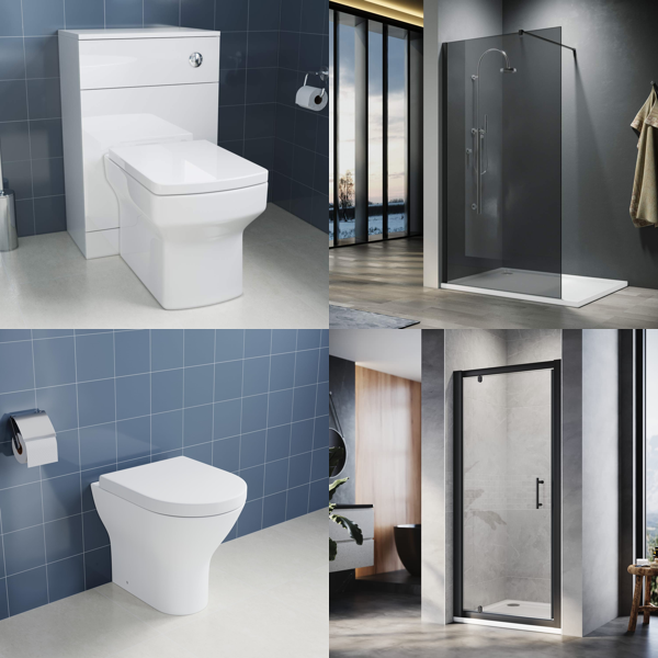 Source photograph for Pallet – Bathroom & Sanitaryware – Toilet Suites, Shower Enclosures, Shower Screens, Shower Trays, Mirror