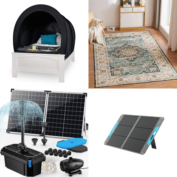 Source photograph for Pallet – Home, Garden & Leisure – Solar Panels, Room Dividers, Rugs, Curtain Rails