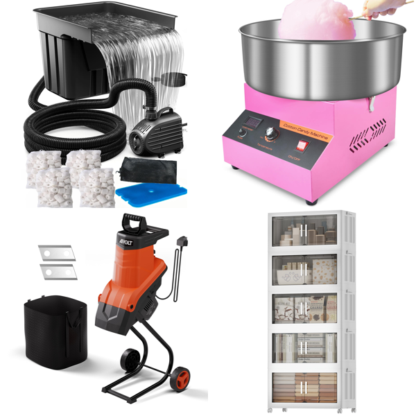 Source photograph for Pallet – Garden Equipment & Home Goods – Garden Shredders, Hedge Trimmers, Water Pumps, Rugs, Standing Desk