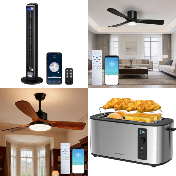 Source photograph for Pallet – Fans, Toasters, Wallpaper – Ceiling Fans, Toaster, Decorative Wallpaper