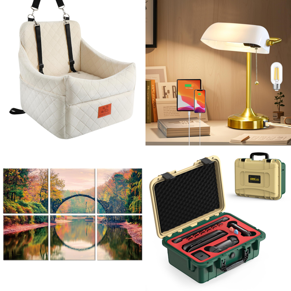 Source photograph for Pallet – Mixed Goods – Suitcases, Toys, Lamps, Console Cases