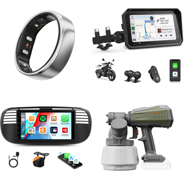 Source photograph for Pallet – Automotive Electronics & Accessories – Car Stereos, Dashcams, Wireless Adapters, LED Strips, Knee Brace