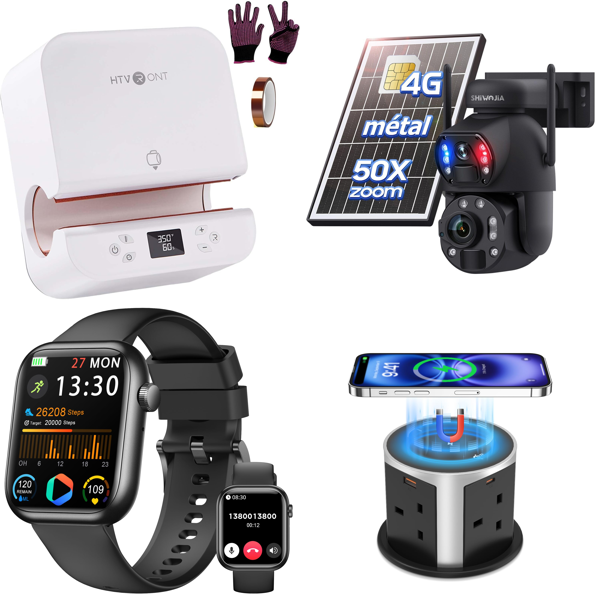 Source photograph for Pallet – Electronics, Security – Smartwatches, Cameras, Chargers, Gaming Controllers