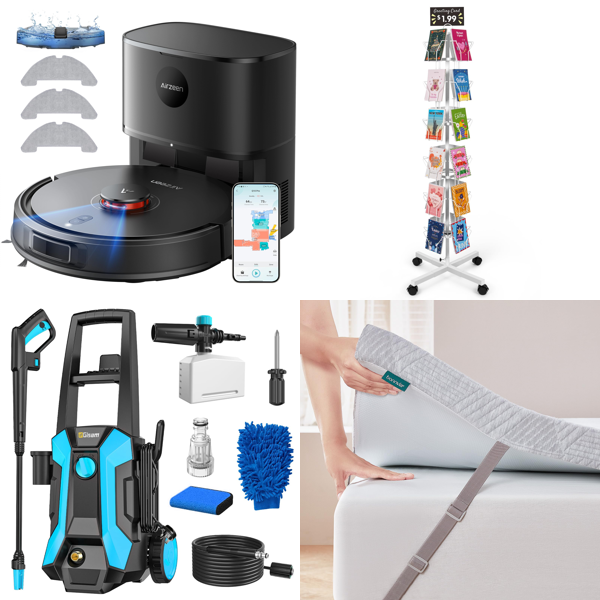 Source photograph for Pallet – Home Appliances – Robot Vacuums, Clothes Steamers, Pressure Washers, Food Processors