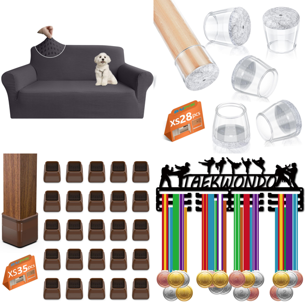 Source photograph for Pallet – Home Accessories – Sofa Covers, Chair Leg Protectors, Melamine Sponges, Medal Holders, Decorations