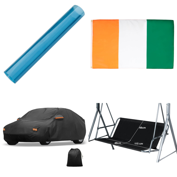 Source photograph for Pallet – Automotive Accessories – Sun Visors, Car Covers, Window Films, Tire Covers