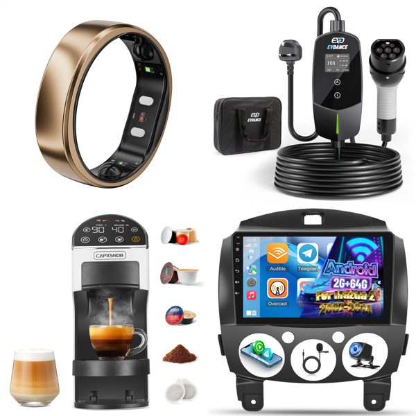 Source photograph for Pallet – Electronics, Appliances – Smart Rings, EV Chargers, Car Radios, Cameras, LED Lighting