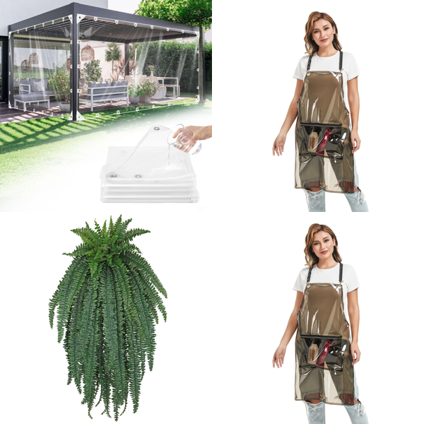 Source photograph for Pallet – Mixed Home & Garden – Tarpaulin, Artificial Plants, Waterproof Aprons, Shower Mat