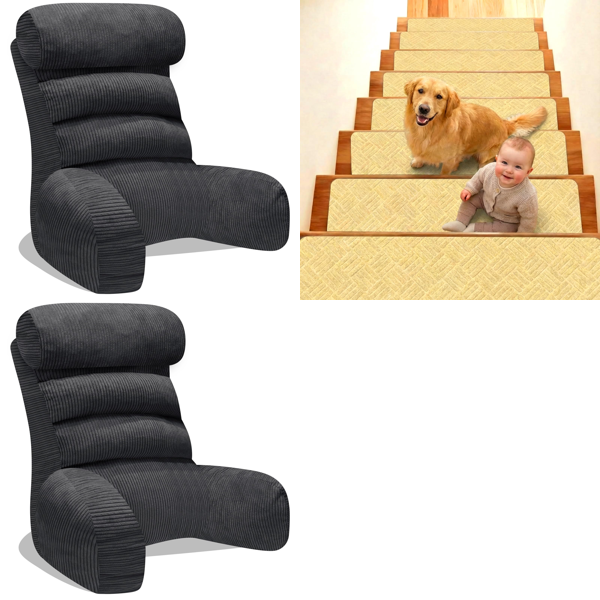 Source photograph for Pallet – Home Comfort – Reading Pillows, Back Support Cushions, Non-Slip Stair Treads