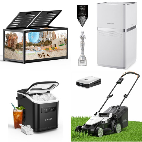 Source photograph for Pallet – Home, Garden & Equipment – Rodent Cages, Ice Makers, Air Purifiers, Lawn Mowers