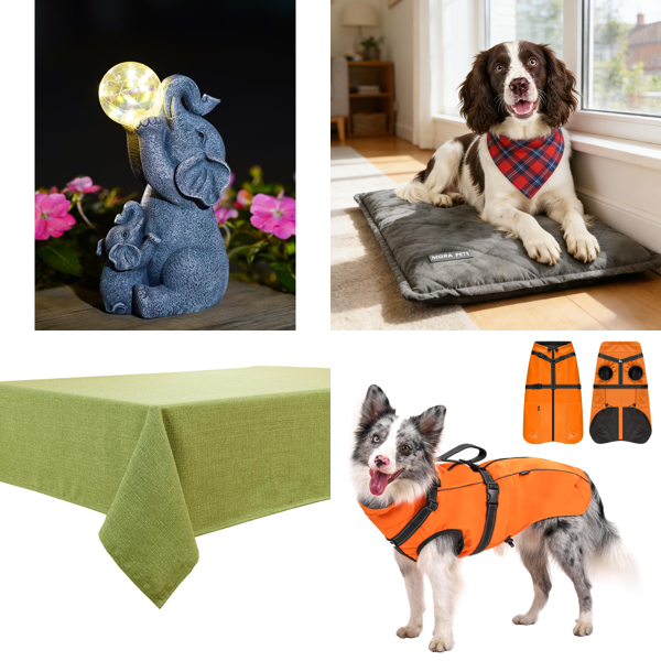 Source photograph for Pallet – Pet Supplies – Dog Jackets, Dog Beds, Pet Mats, Garden Decor, Tablecloths, Doormats