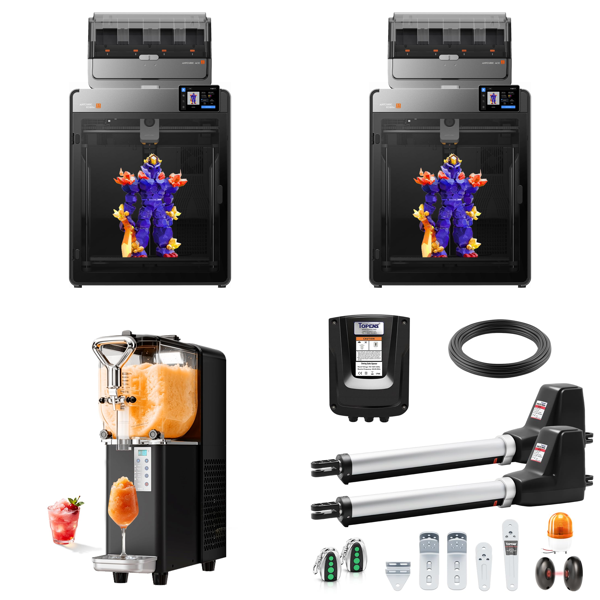 Source photograph for Pallet – Mixed Equipment – 3D Printers, Slush Machines, Gate Openers, Heat Presses, Hose Reels