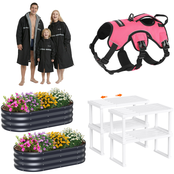 Source photograph for Pallet – Home, Garden & Leisure – Deep Fryer, Raised Garden Beds, Sofa Covers, Curtains