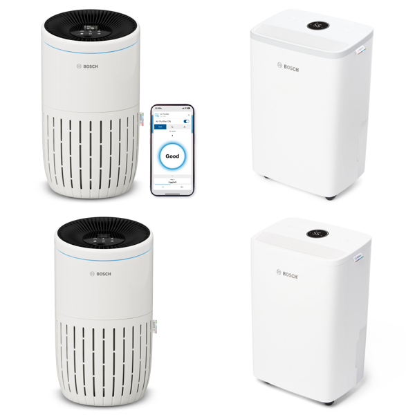 Source photograph for Pallet – Air Purifiers and Dehumidifiers – Bosch Air Purifiers, Bosch Dry Dehumidifiers