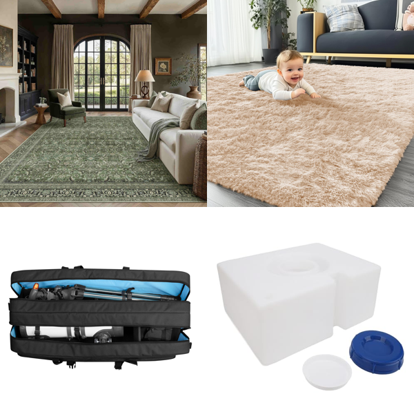Source photograph for Pallet – Home & Garden – Rugs, Suitcases, Hammocks, Water Tanks