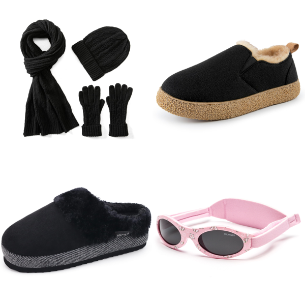 Source photograph for Pallet – Women's Accessories, Apparel, Footwear – Winter Sets, Slippers, Shoes, Gloves, Pyjamas