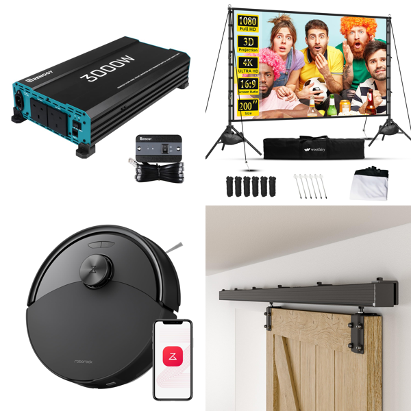 Source photograph for Pallet – Electrical Appliances – Robot Vacuums, Inverter, Pressure Washer, Juicer