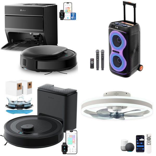 Source photograph for Pallet – Electronics & Appliances – Robot Vacuums, Air Fryer Ovens, Stand Mixers, Karaoke System
