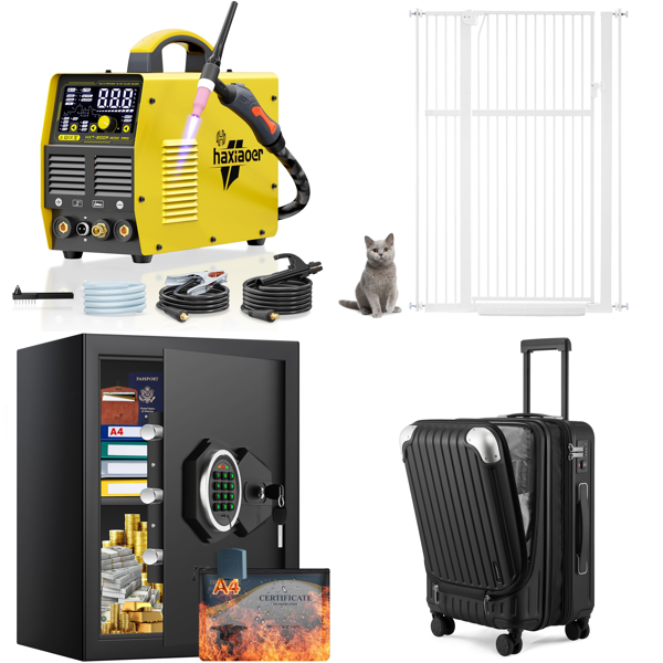 Source photograph for Pallet – Home, Workshop & Garden – Welders, Safes, Dog Gates, Suitcases, Shredders
