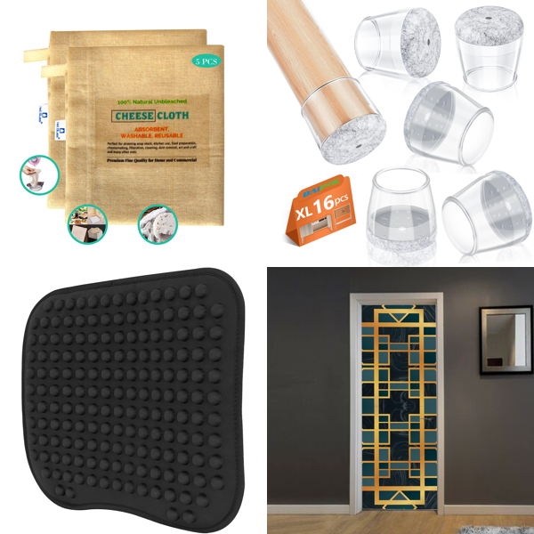 Source photograph for Pallet – Furniture Protection – Chair Leg Protectors, Silicone Caps, Felt Pads