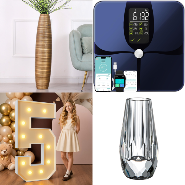 Source photograph for Pallet – Home Decor – Floor Vases, Light-Up Numbers, Smart Scales, Crystal Vases, 3D Puzzle Vases