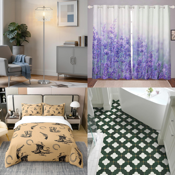 Source photograph for Pallet – Bedroom & Home Decor – Bedding Sets, Duvet Covers, Curtains, Floor Tiles, Lamps