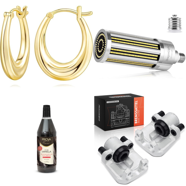 Source photograph for Pallet – Mixed Home Goods & Automotive Parts – Jewelry, Lighting, Brake Calipers, Curtains