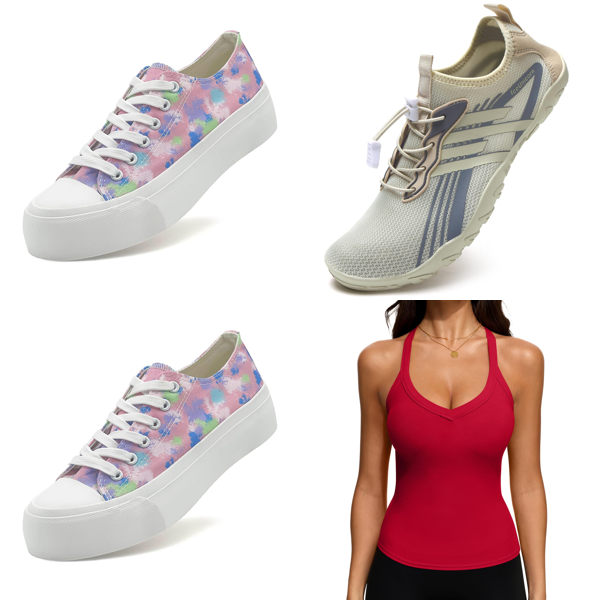 Source photograph for Pallet – Shoes – Women's, Canvas, Reoria