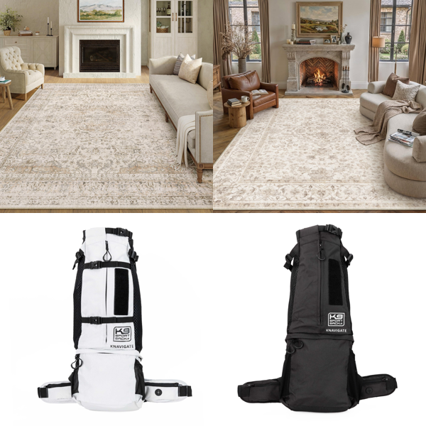 Source photograph for Pallet – Home & Pet Goods – Vintage Rugs, Dog Carrier Backpacks, Dog Harnesses, Massage Mats