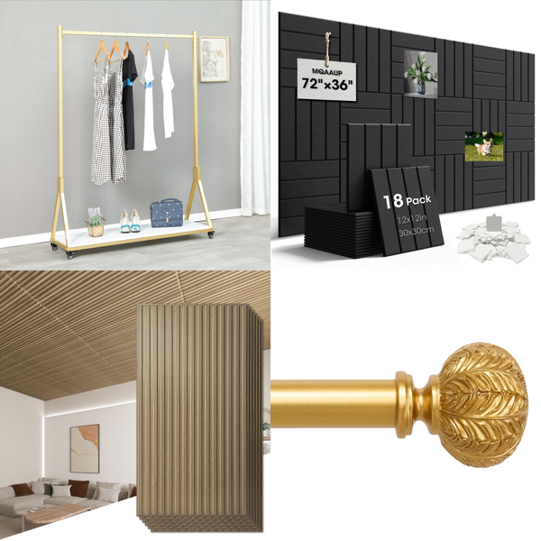 Source photograph for Pallet – Home Improvement – Garment Racks, Wall Panels, Bulletin Boards, Curtain Poles, Painting Kits