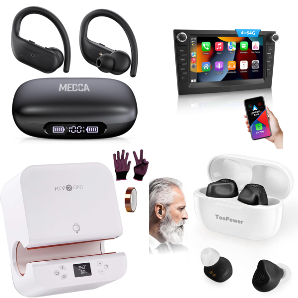 Source photograph for Pallet – Mixed Electronics – Hearing Amplifiers, Car Stereos, Gaming Controllers, Smartwatches