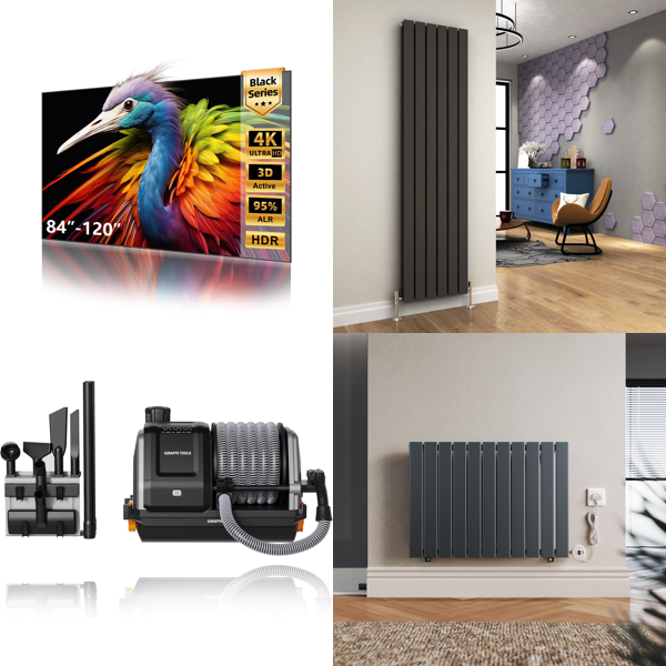 Source photograph for Pallet – Heating & Bathroom – Electric Radiators, Shower Enclosures, LED Mirrors, Projector Screen