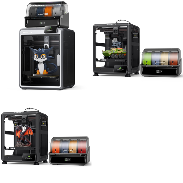 Source photograph for Pallet – 3D Printers – Creality K2, K2 SE, Multicolor Printing, Automatic Leveling