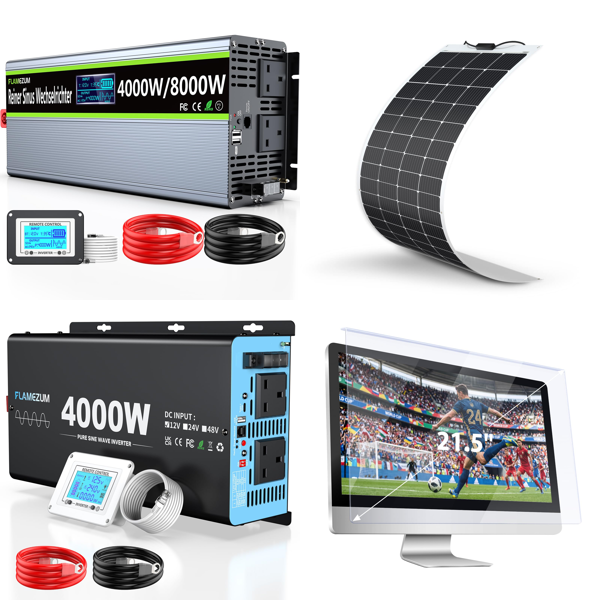 Source photograph for Pallet – Energy & Home Equipment – Inverters, Solar Panels, LED Lighting, Screen Protectors, Mirrors