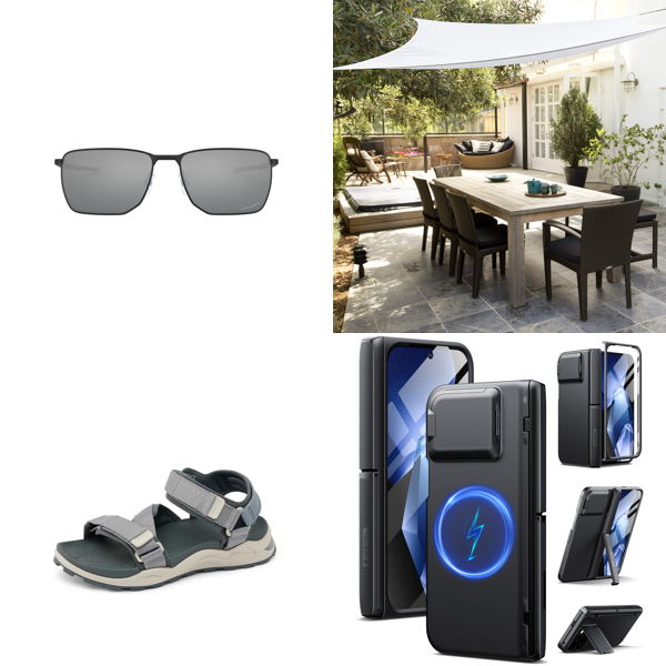 Source photograph for Pallet – Mixed Goods – Sunglasses, Sandals, Shade Sails, Phone Cases, Water Filters, Hearing Devices