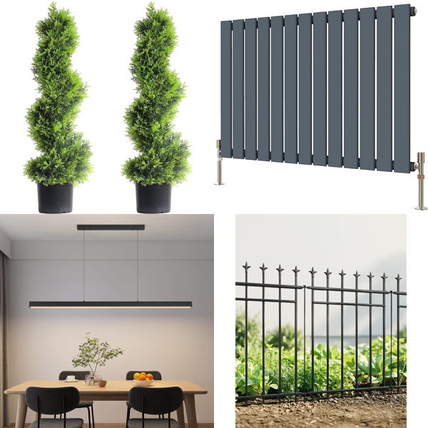 Source photograph for Pallet – Home Improvement – Artificial Plants, Lighting, Radiators, Flooring, Projector Screens
