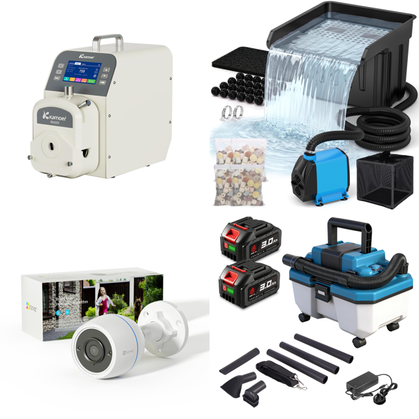 Source photograph for Pallet – Electronics – Robot Vacuum Cleaners, Peristaltic Pumps, Wet Dry Vacuums, Ceiling Lights