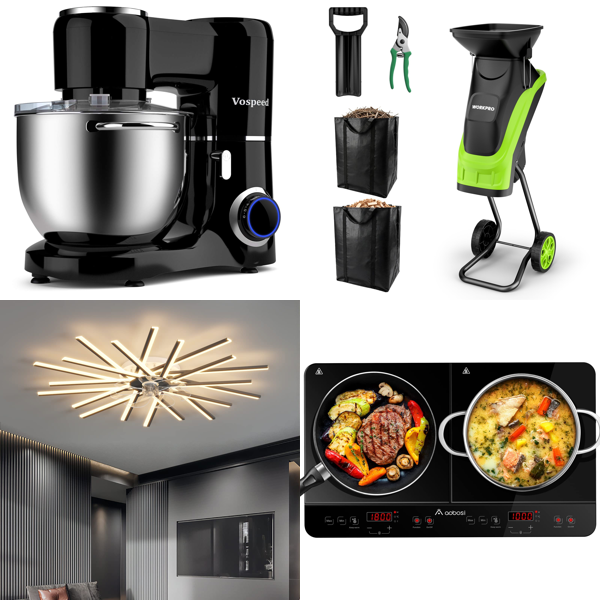 Source photograph for Pallet – Kitchen & Home Appliances – Stand Mixers, Ceiling Fans, Induction Hobs, Air Fryers