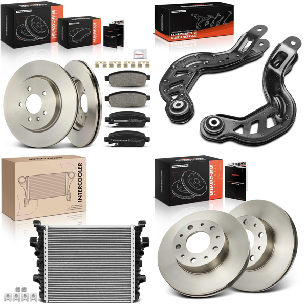 Source photograph for Pallet – Automotive Parts – Brake Discs, Brake Pads, Control Arms, Shock Absorbers, Window Regulators, Intercooler