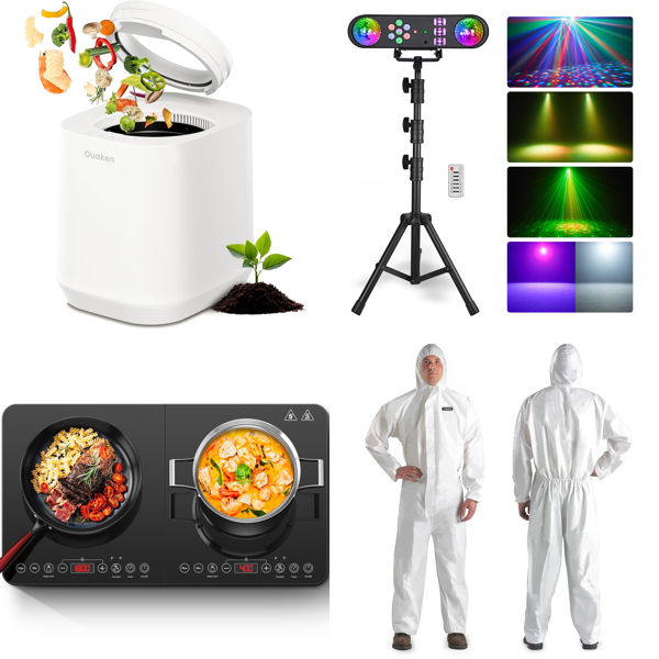 Source photograph for Pallet – Homeware – Composters, Induction Hobs, DJ Lighting, Protective Suits