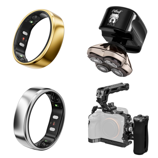 Source photograph for Pallet – Electronics – Smart Rings, Shavers, Camera Accessories, USB Flash Drives, Car Stereos