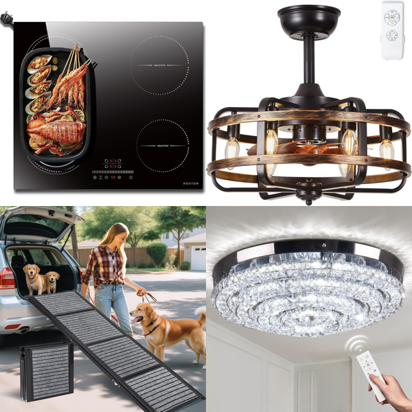 Source photograph for Pallet – Home & Garden – Induction Hobs, Cooker Hoods, Ceiling Lights, Sun Loungers, Garden Trellises