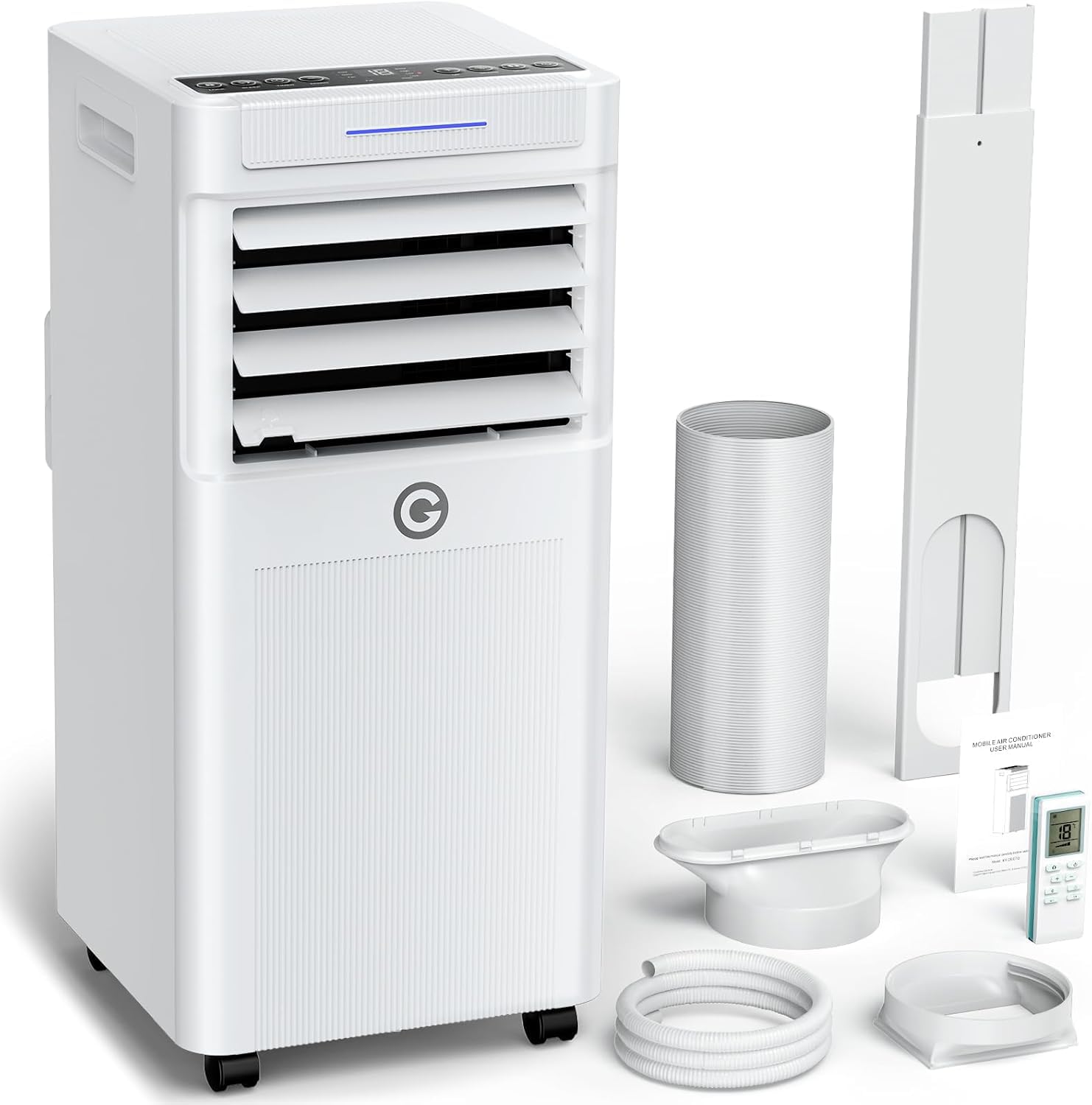 Source photograph for Pallet – Air Conditioning – Portable Air Conditioner, 9000 BTU, Cooling, Dehumidifier, Fan