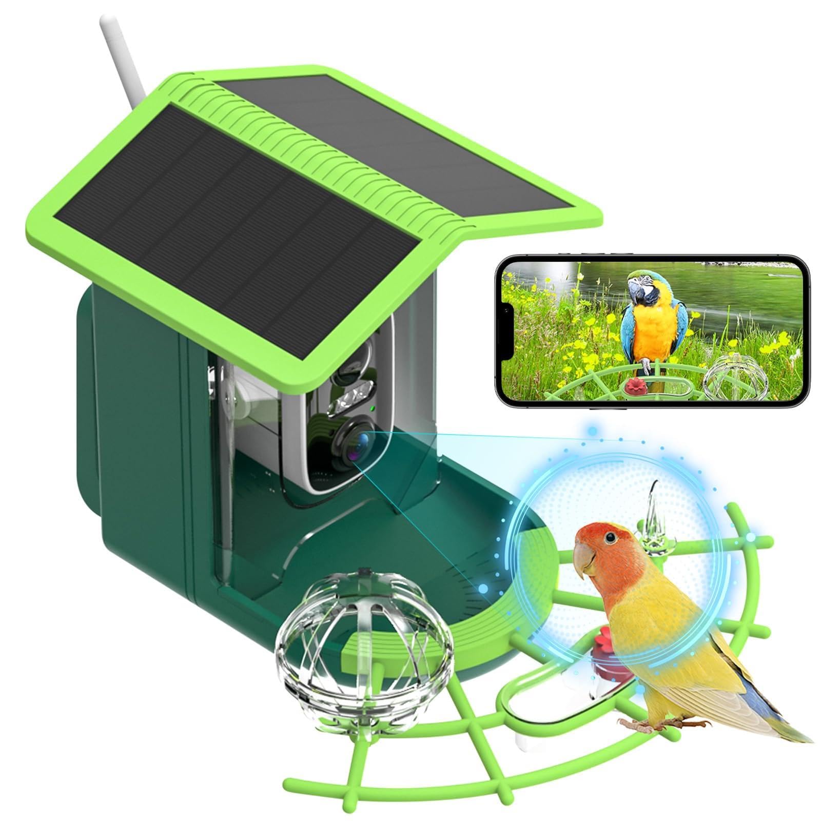 Source photograph for Pallet – Garden Electronics – Solar Bird Feeders With Camera, Artificial Intelligence, 2.5K Video