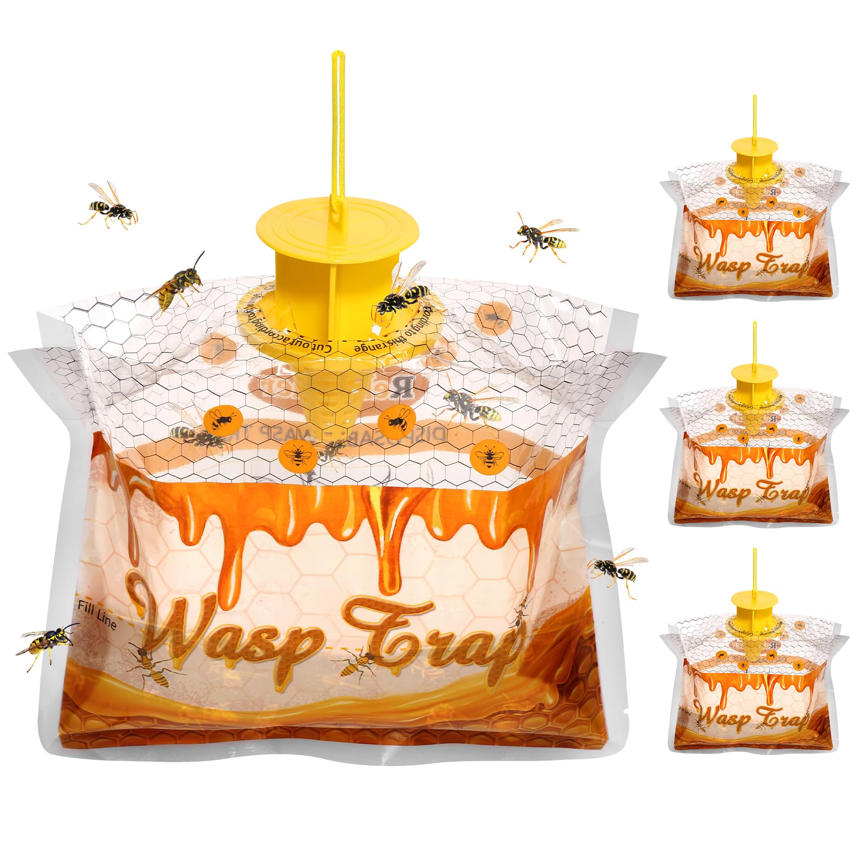 Source photograph for Pallet – Wasp Traps – Waterproof Hanging Wasp Traps, Outdoor Use