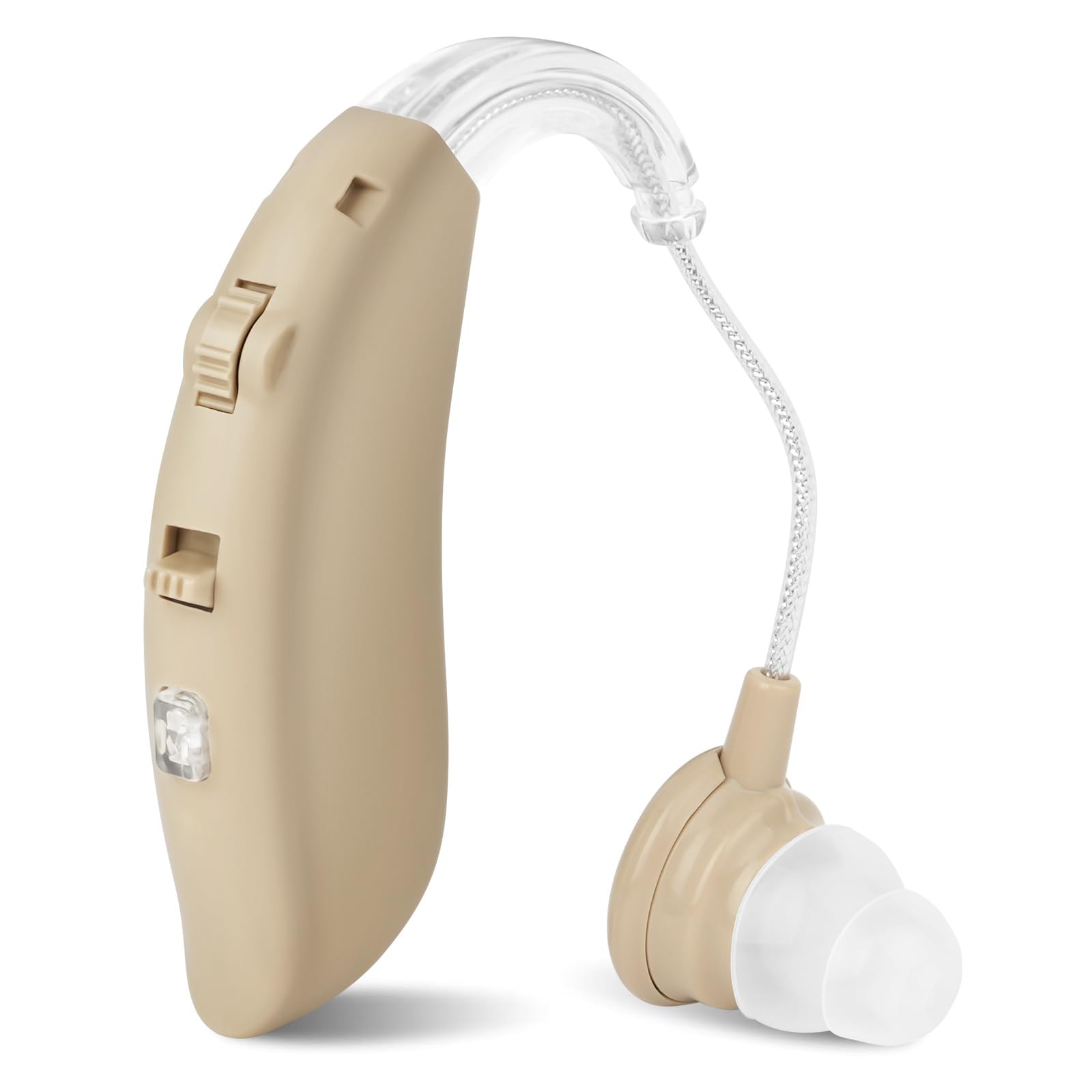 Aolso Headphones in Ear, Rechargeable Sound Headphones for Seniors, Noise Cancel
