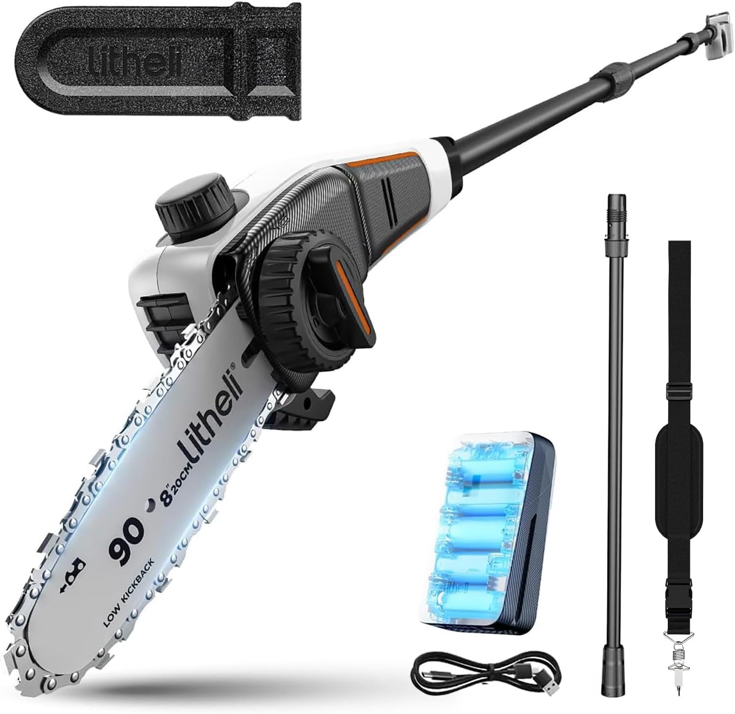 Source photograph for Pallet – Garden Tools, Furniture Parts – Cordless Pole Saw, Recliner Actuator Motor