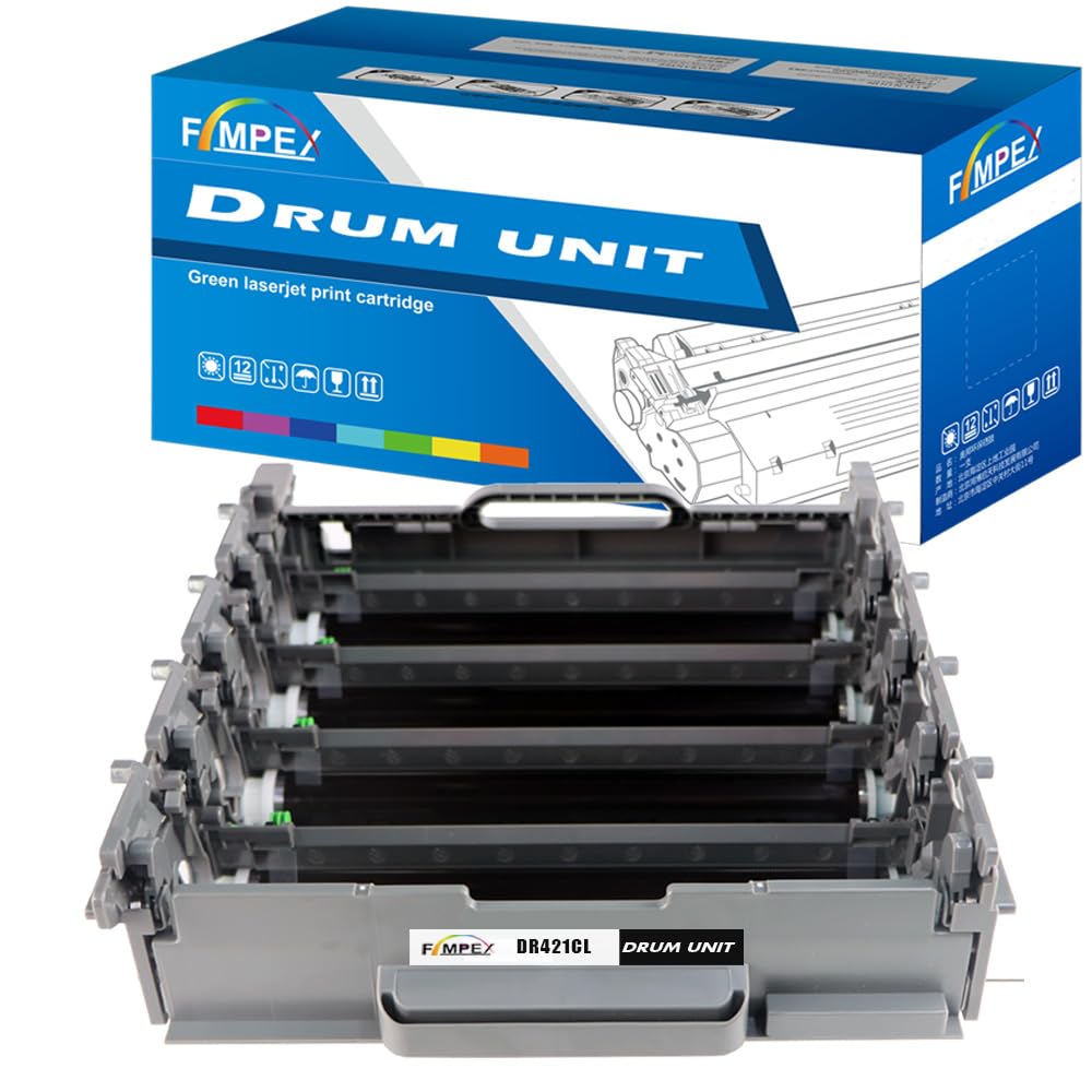 Tambour DR-421CL Compatible Brother - Jusqu'à 50 000 Pages - Pour Imprimantes HL-L8260CDW, DCP-L8410CDW, Etc.